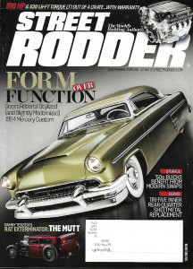 STREET RODDER 2018 SEPT - ROBERTS' 54 MERC, THE MUTT, TRI 5 INNER REAR Q PANEL